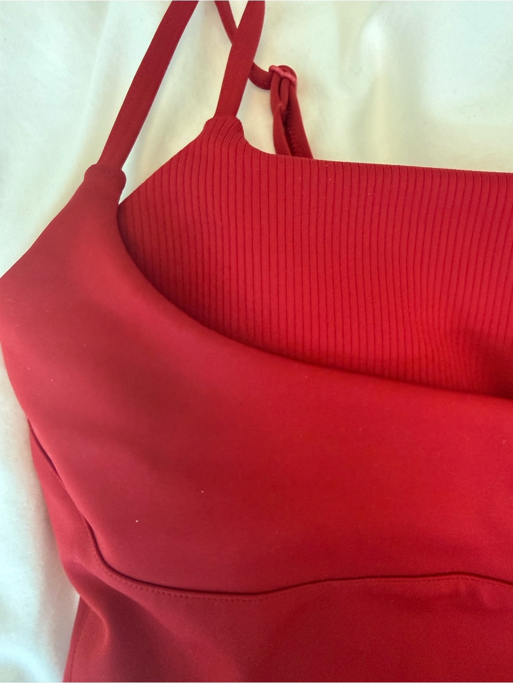 Alo Women's Red Activewear Top - Medium - Picture 4 of 4
